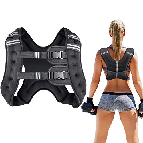 Prodigen Running Weight Vest for Men Women Kids 8 12 16 20 25 30 Lbs Weights Included, Body Weight Vests for Training Workout, Jogging, Cardio, Walking,Elite Adjustable Weighted Vest Workout Equipment